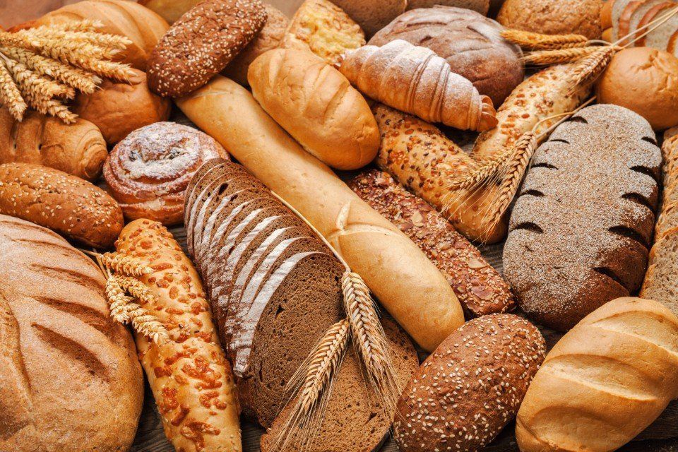 pane bianco e ai cereali