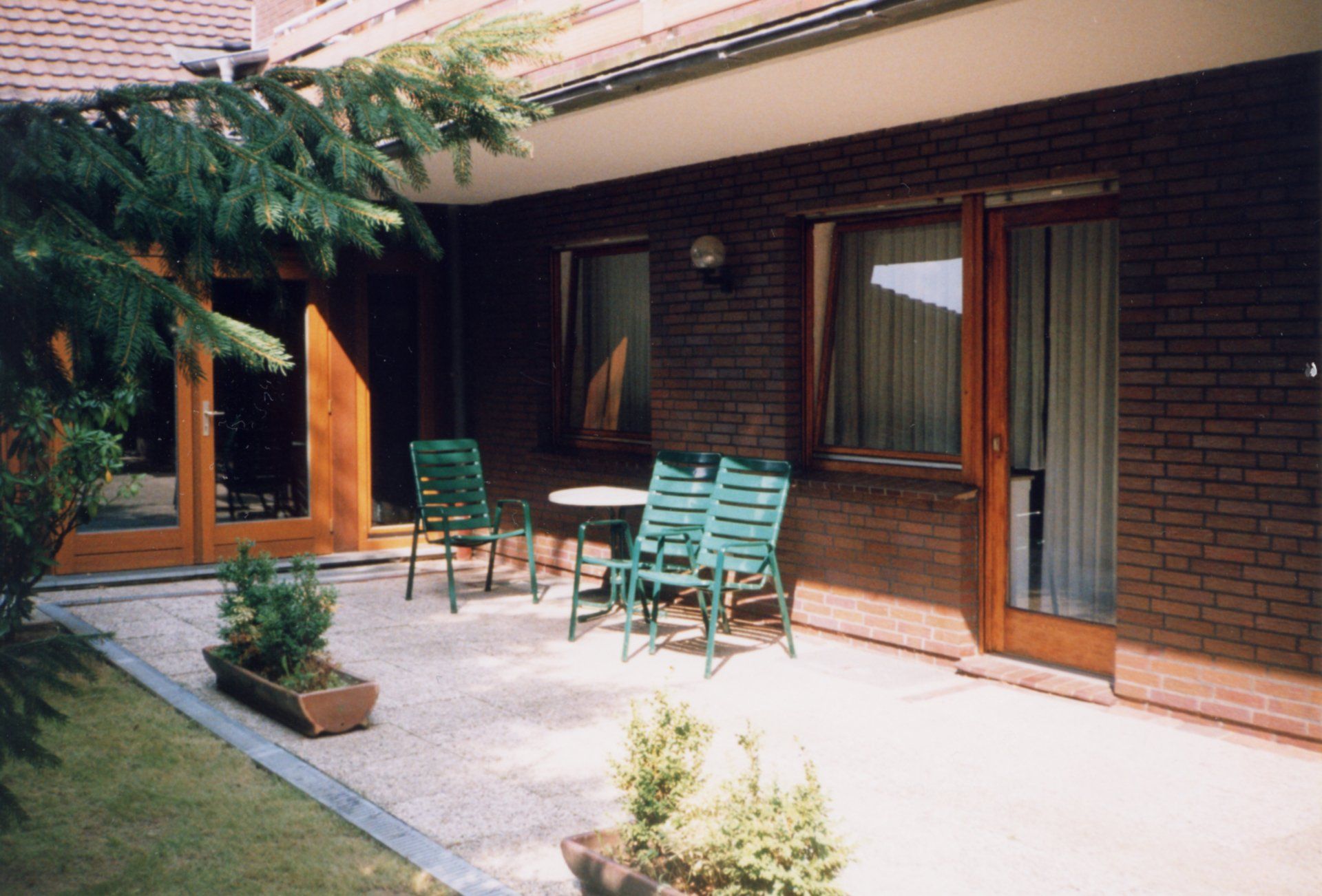 Terrasse beim Hotel garni „Zur Krim“