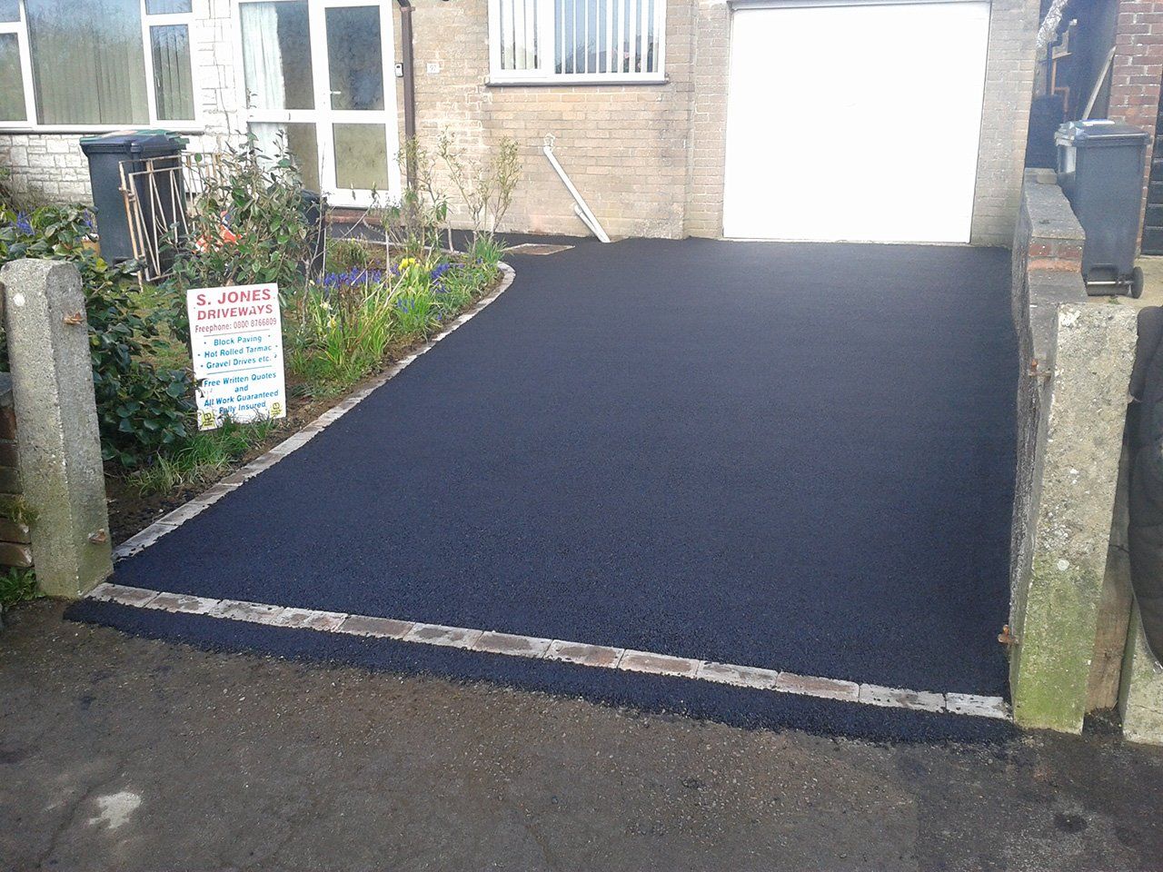 driveway after