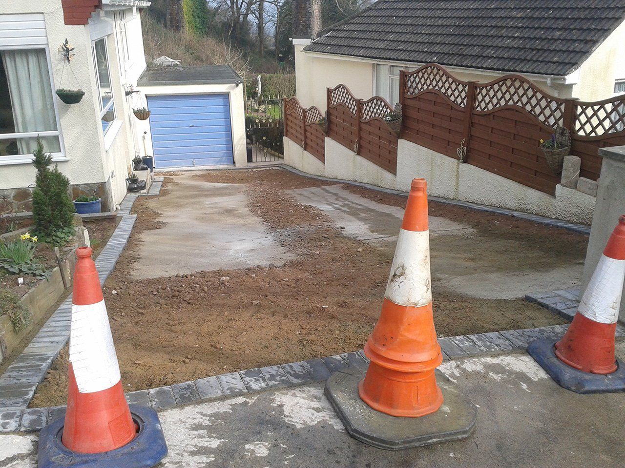 driveway before