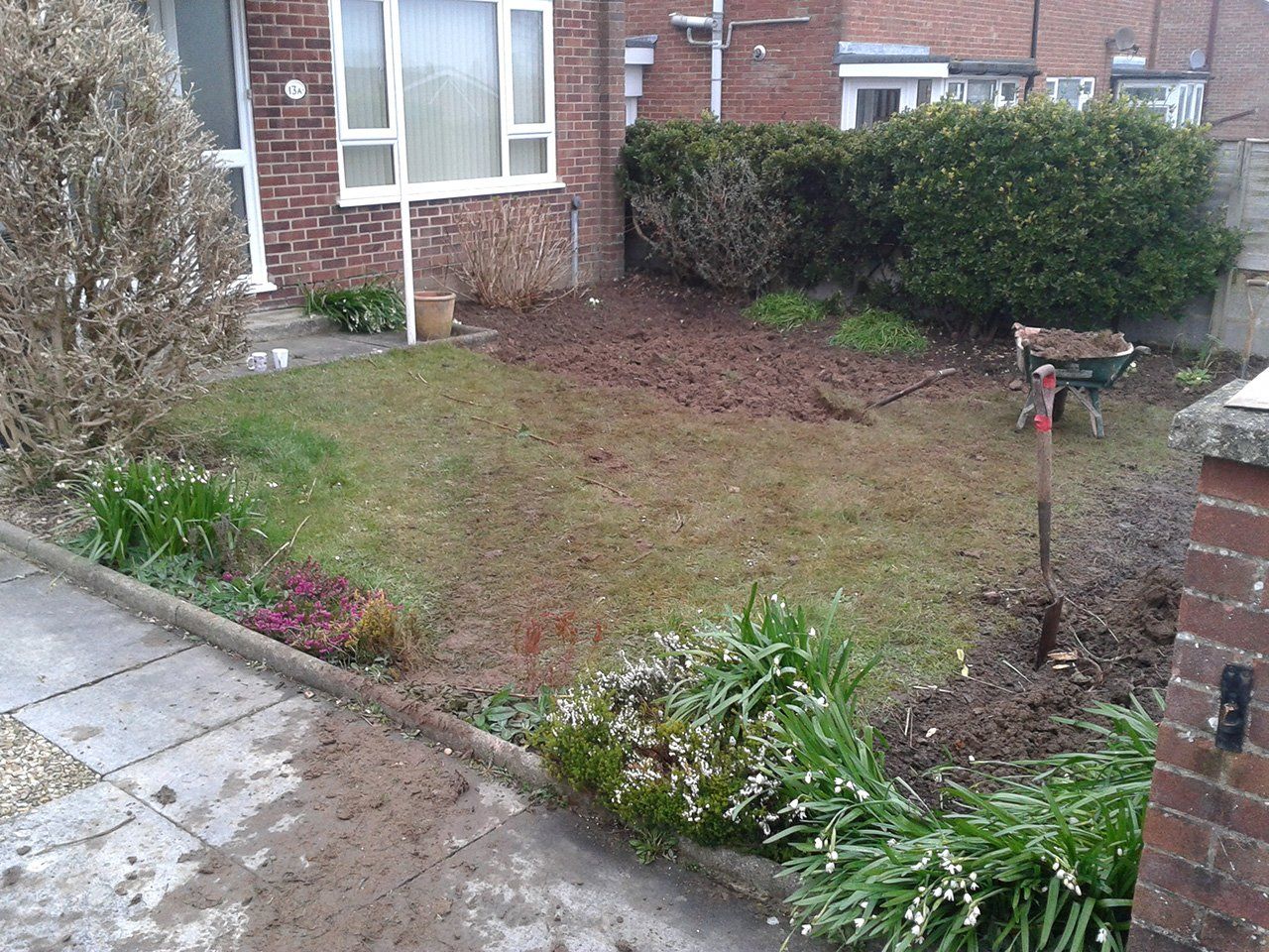 driveway before