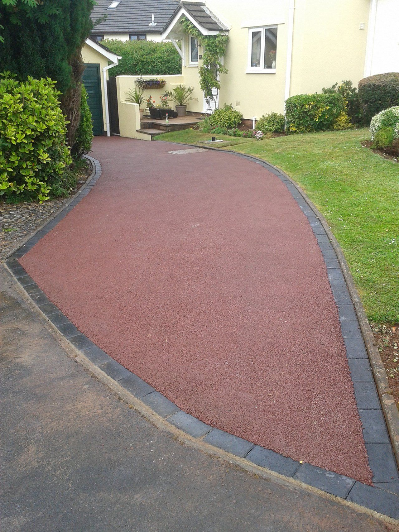 driveway after