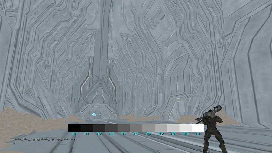 Halo 4 level - unlit