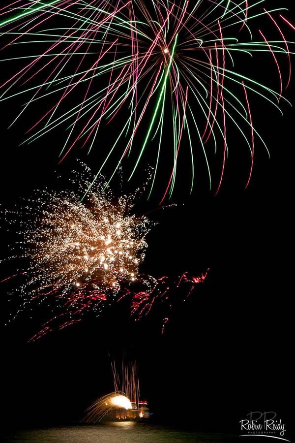 kc's fireworks private and corporate large private fireworks display over water
