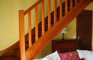 Wood stair