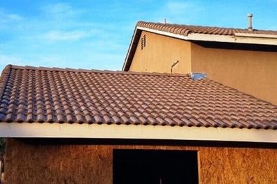 Roof Contractor — House roof on progress roofing in San Dimas, CA Roof Contractor — House roof on progress roofing in San Dimas, CA