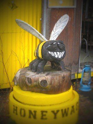 Carved Bee Mascott - Septic Pumping in Fairhaven, MA Carved Bee Mascott - Septic Pumping in Fairhaven, MA