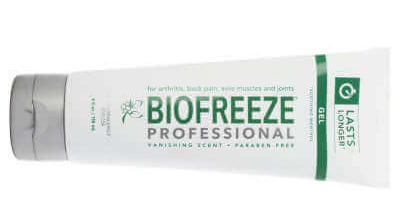 a tube of Biofreeze