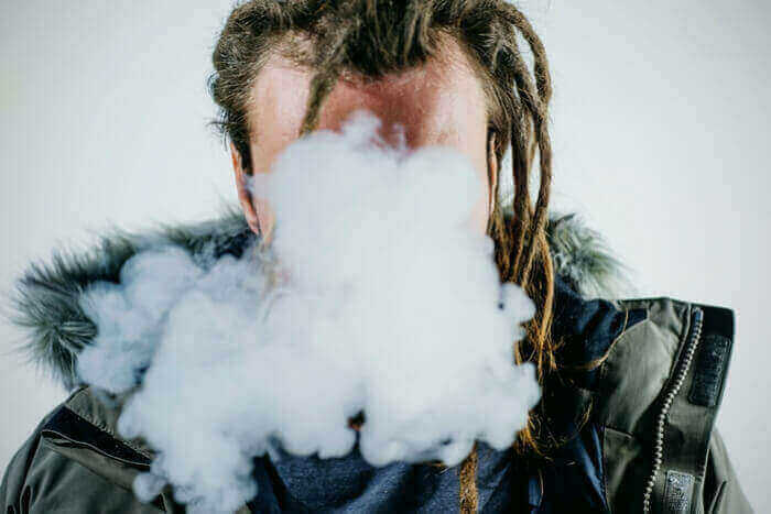 smoking heavily