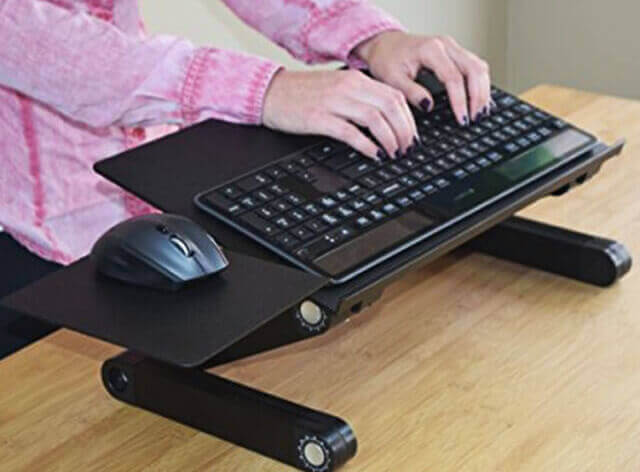negative inclined keyboard
