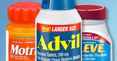 common NSAID bottles