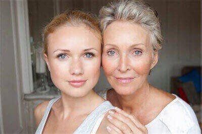 older mother & daughter