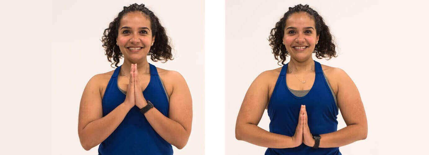 The prayer stretch is a key carpal tunnel stretching exercise.
