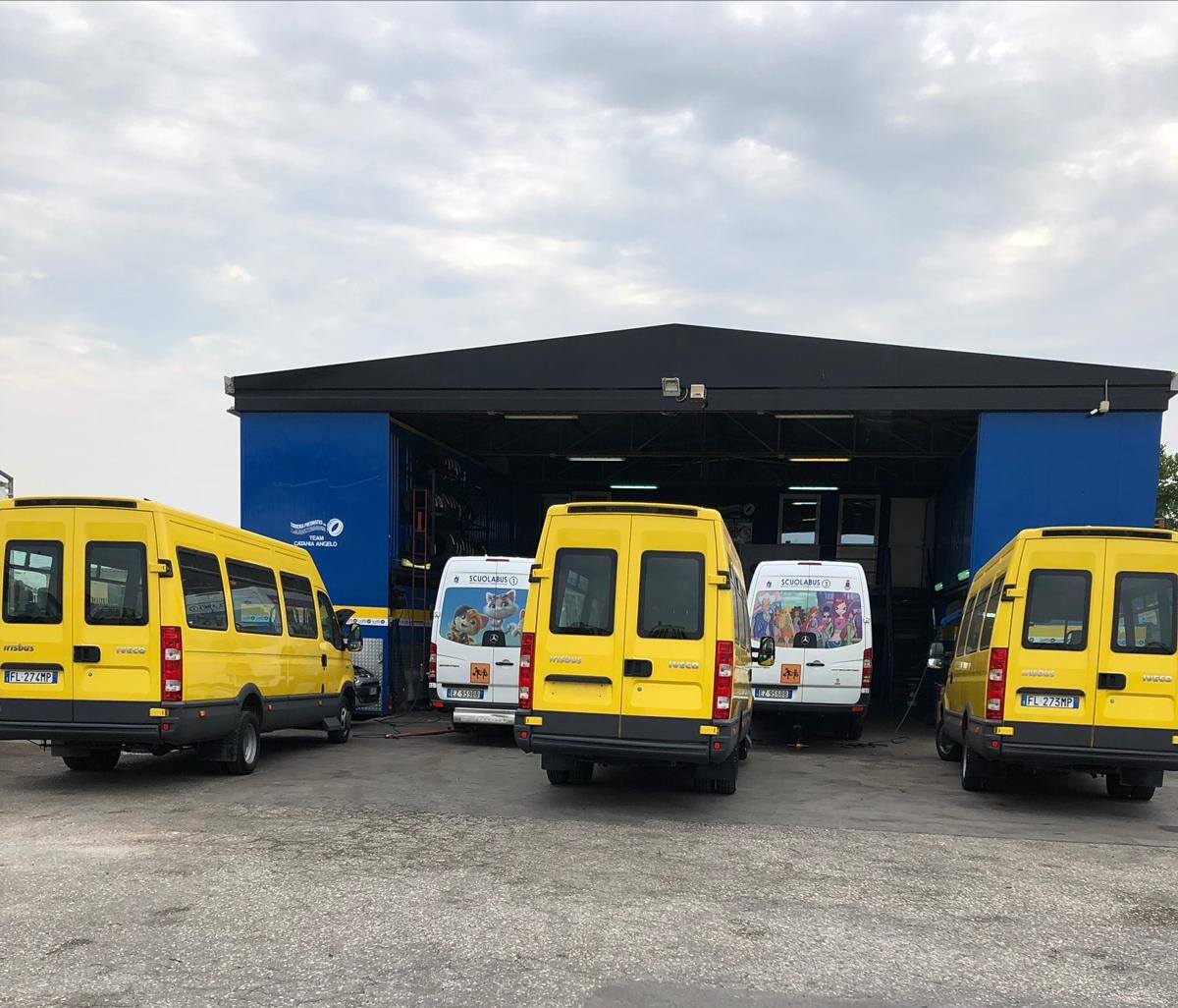 furgoni aziendali per una riparazione