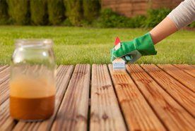 Wood staining and colour selection