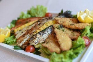 antipasto misto con fritturine di pesce