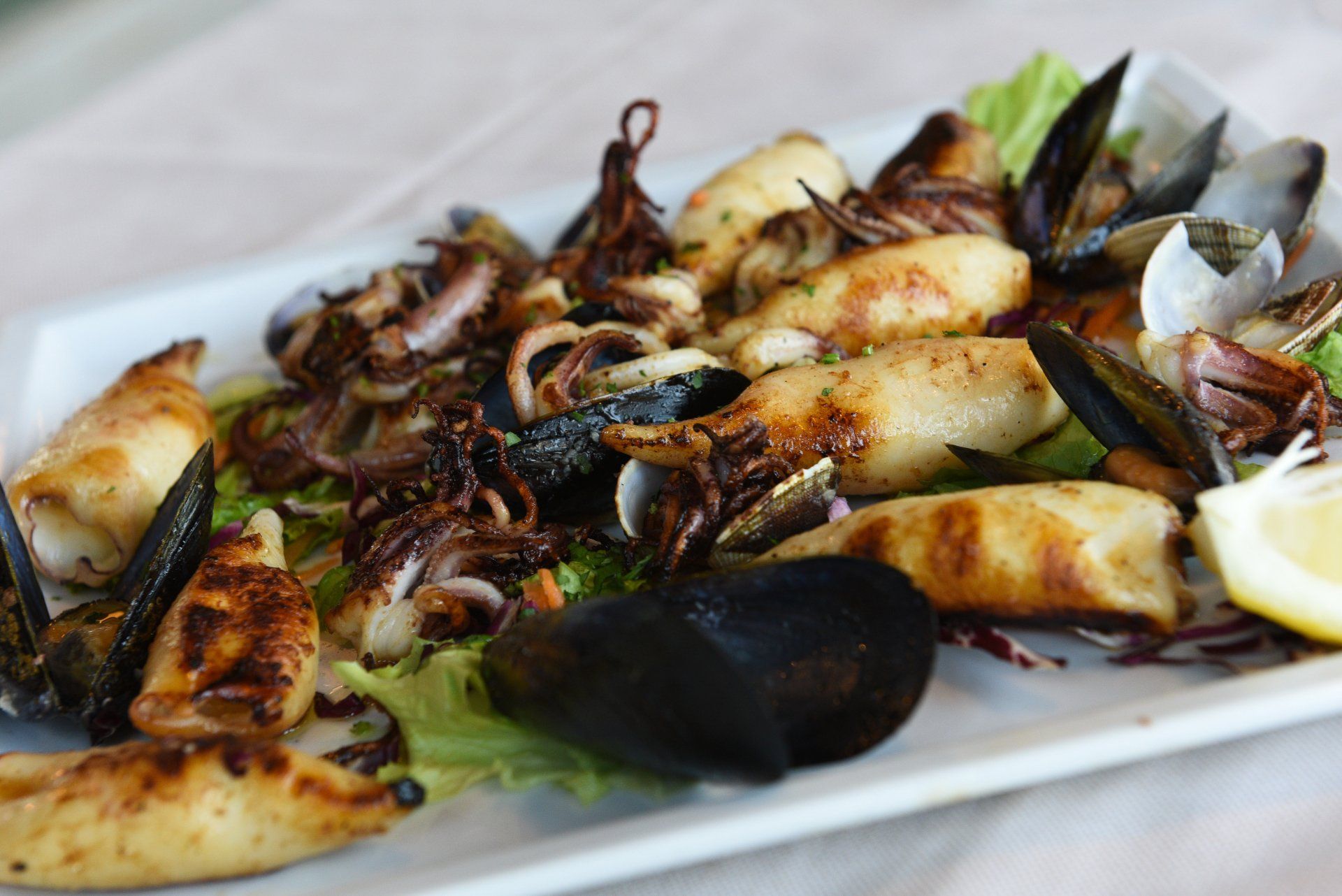 Calamari e cozze