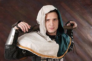 man wearing middle age century clothes, ancient cavities and the tooth worn blog