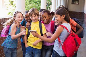 children having fun, did you hear that... yes, those are school bells blog