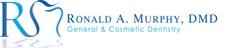 Logo for Ronald A. Murphy, DMD, a general and cosmetic dentistry practice. The logo includes the letters