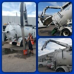 Truck Sucking Water – Denver, CO – Mile High Drain Cleaning