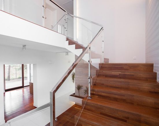 Glass Railing Of Modern House — Canal Winchester, OH — Buckeye Custom Glass Glass Railing Of Modern House — Canal Winchester, OH — Buckeye Custom Glass