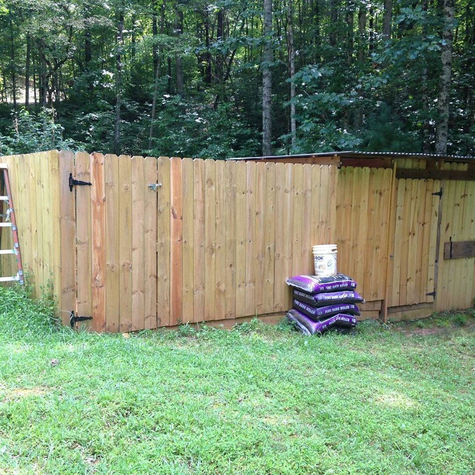 Wood Fence— Franklin, NC — Franklin Fence Company