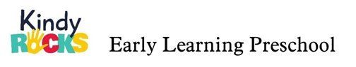 business logo kindy rocks early learning preschool business logo