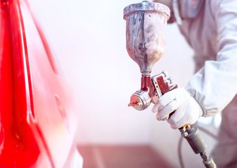 Auto fleet service body painting — Port Allen, LA — Delaune’s Auto Body Auto fleet service body painting — Port Allen, LA — Delaune’s Auto Body