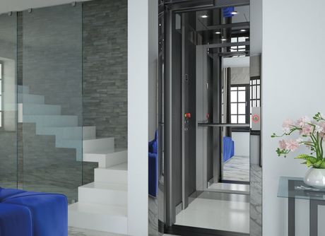 piattaforma elevatrice per palazzi signorili