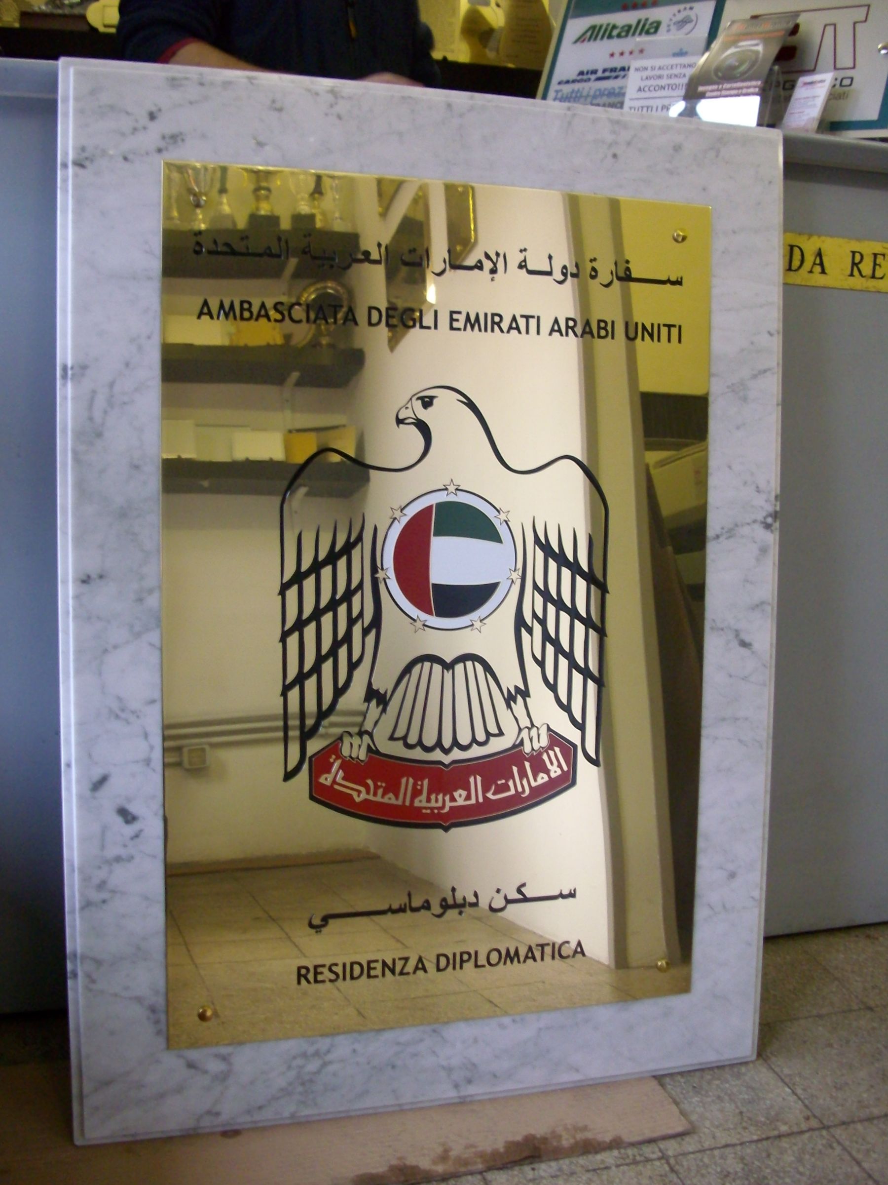 targa ambasciata