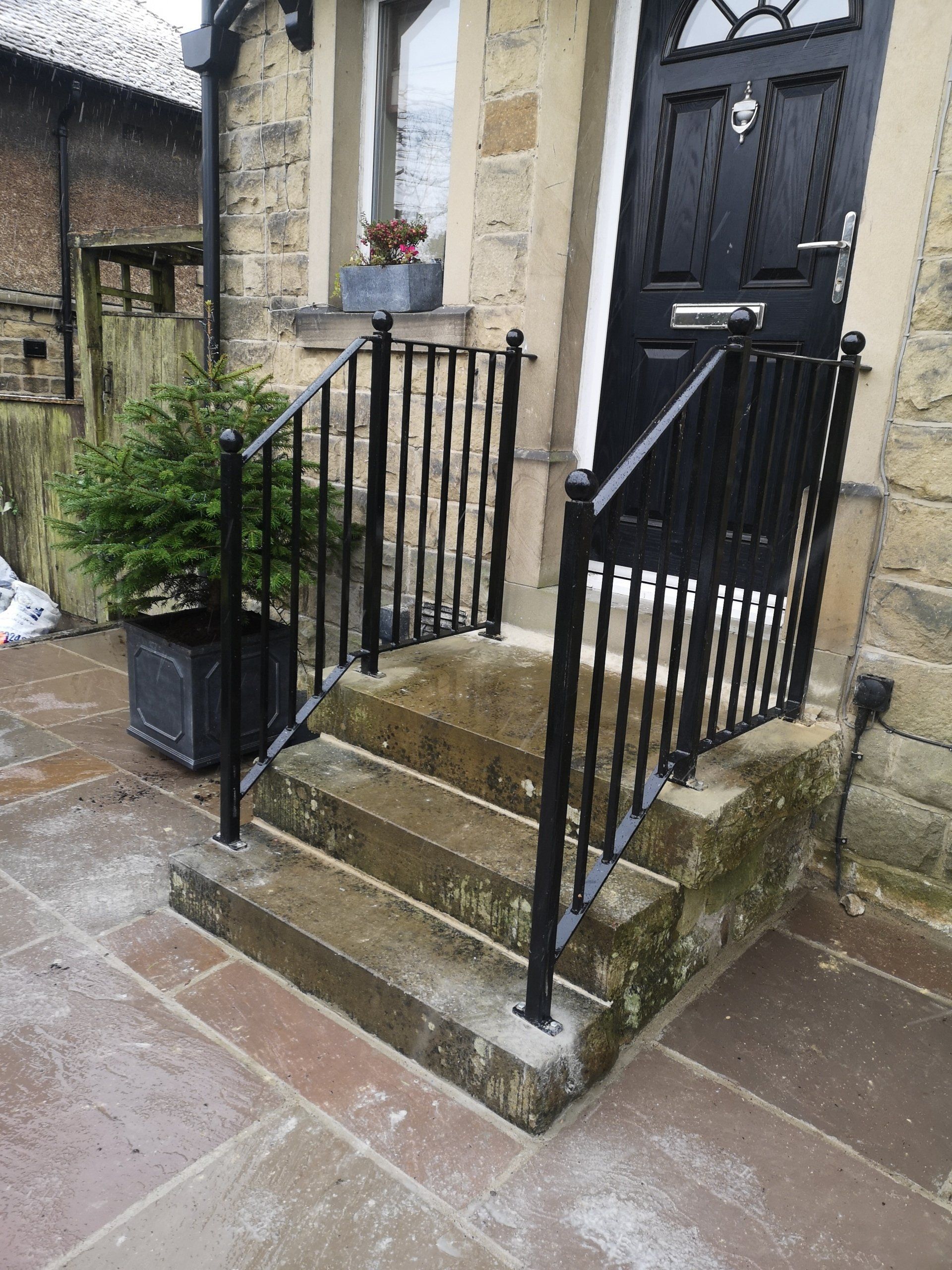metal railings