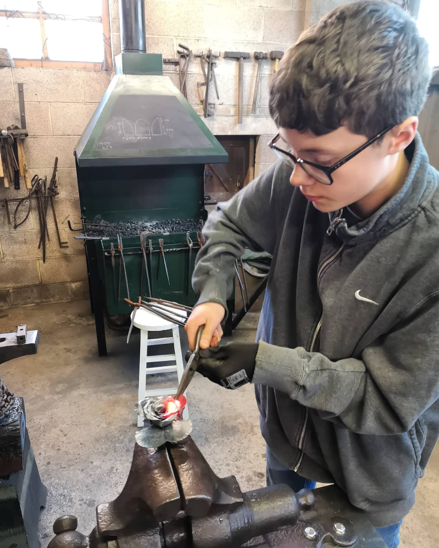 blacksmith student