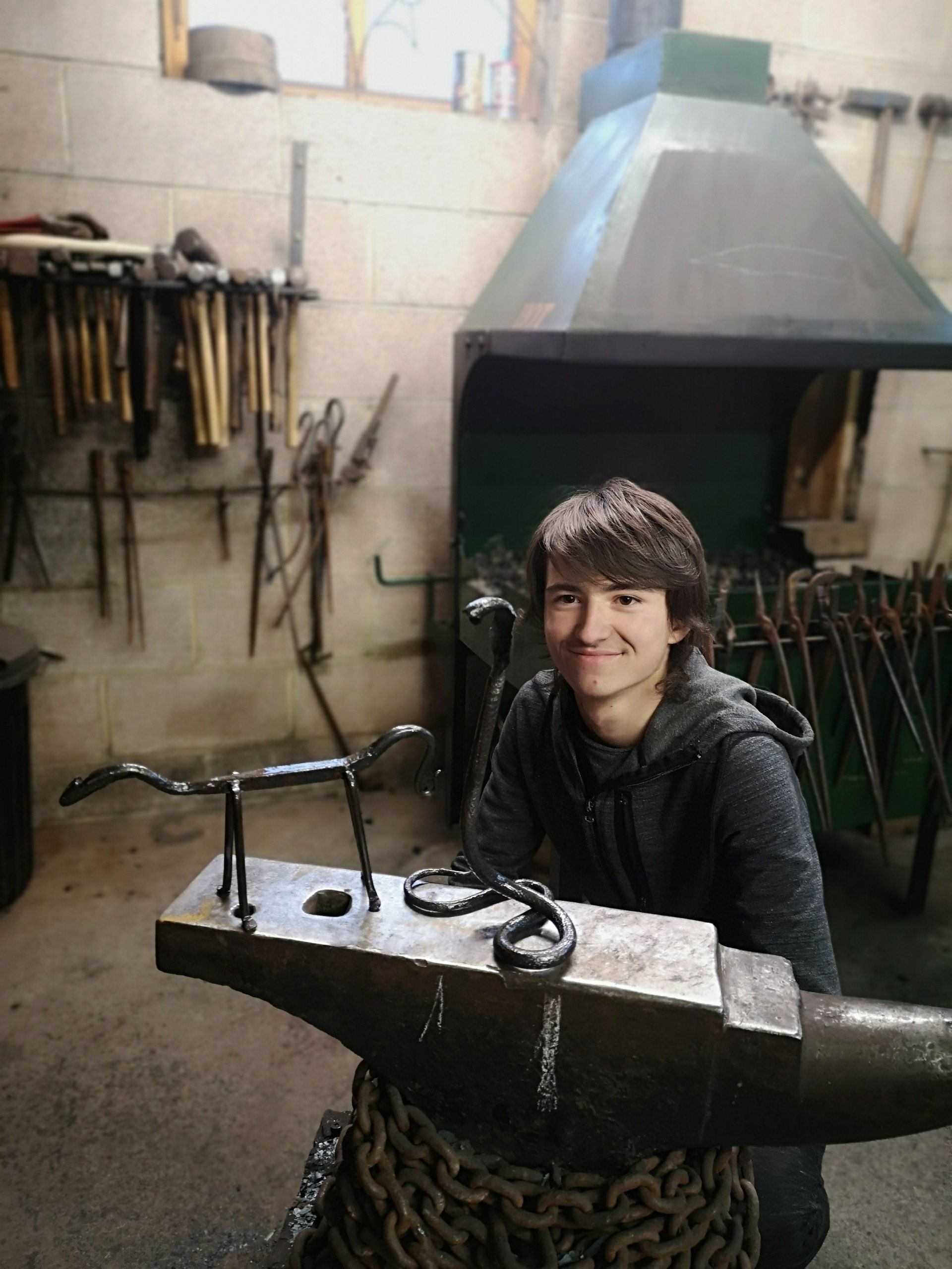 blacksmith student