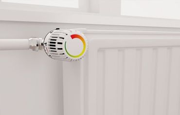 central heating knob