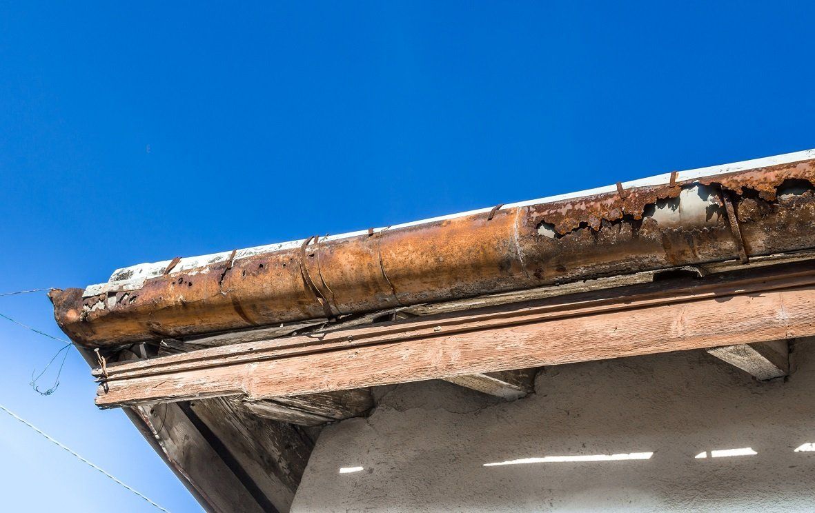 Rust Damage in Gutter ─ Mercer, PA ─ Gerlach’s Seamless Gutters & Home Improvements