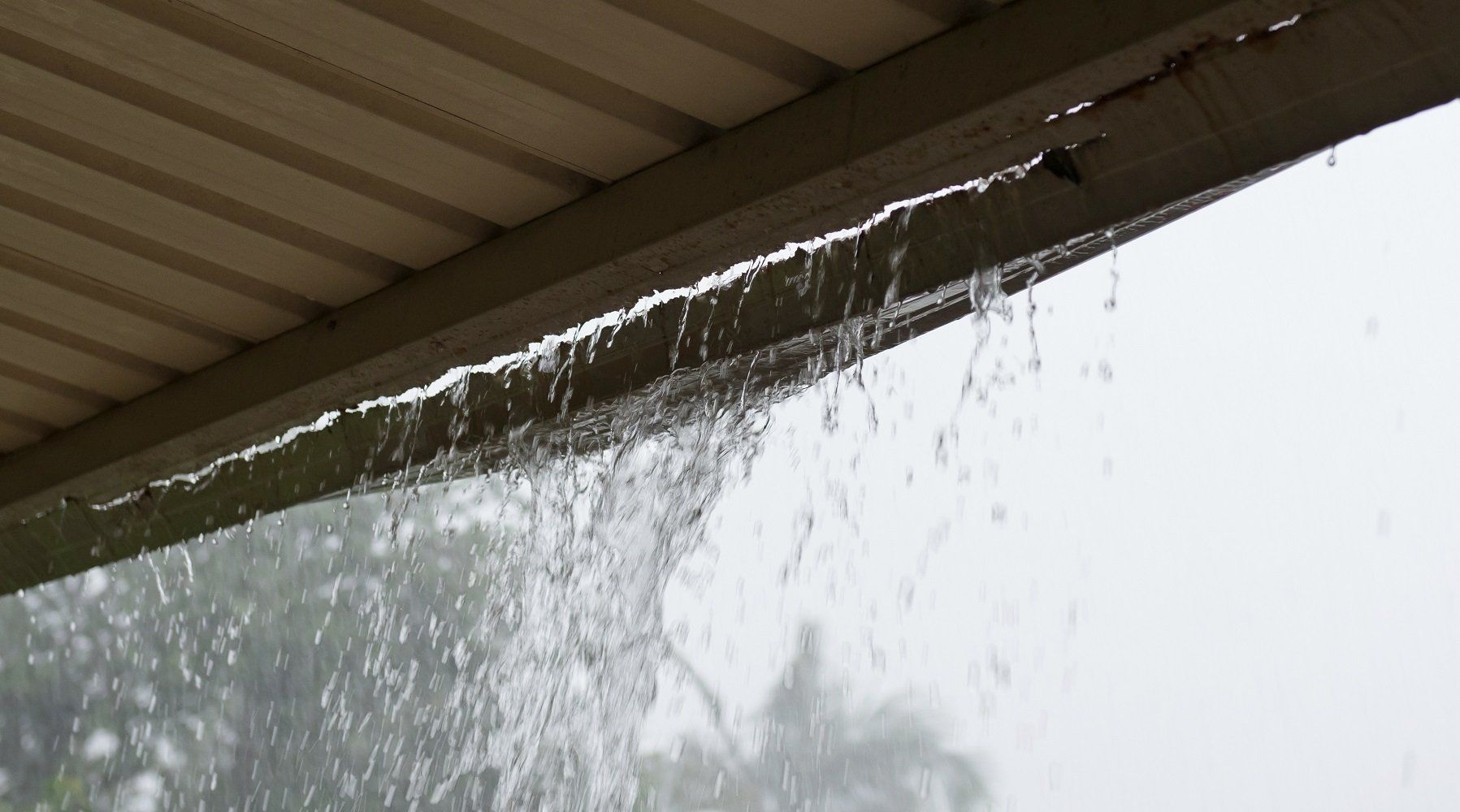 Water Damage in Gutter ─ Mercer, PA ─ Gerlach’s Seamless Gutters & Home Improvements