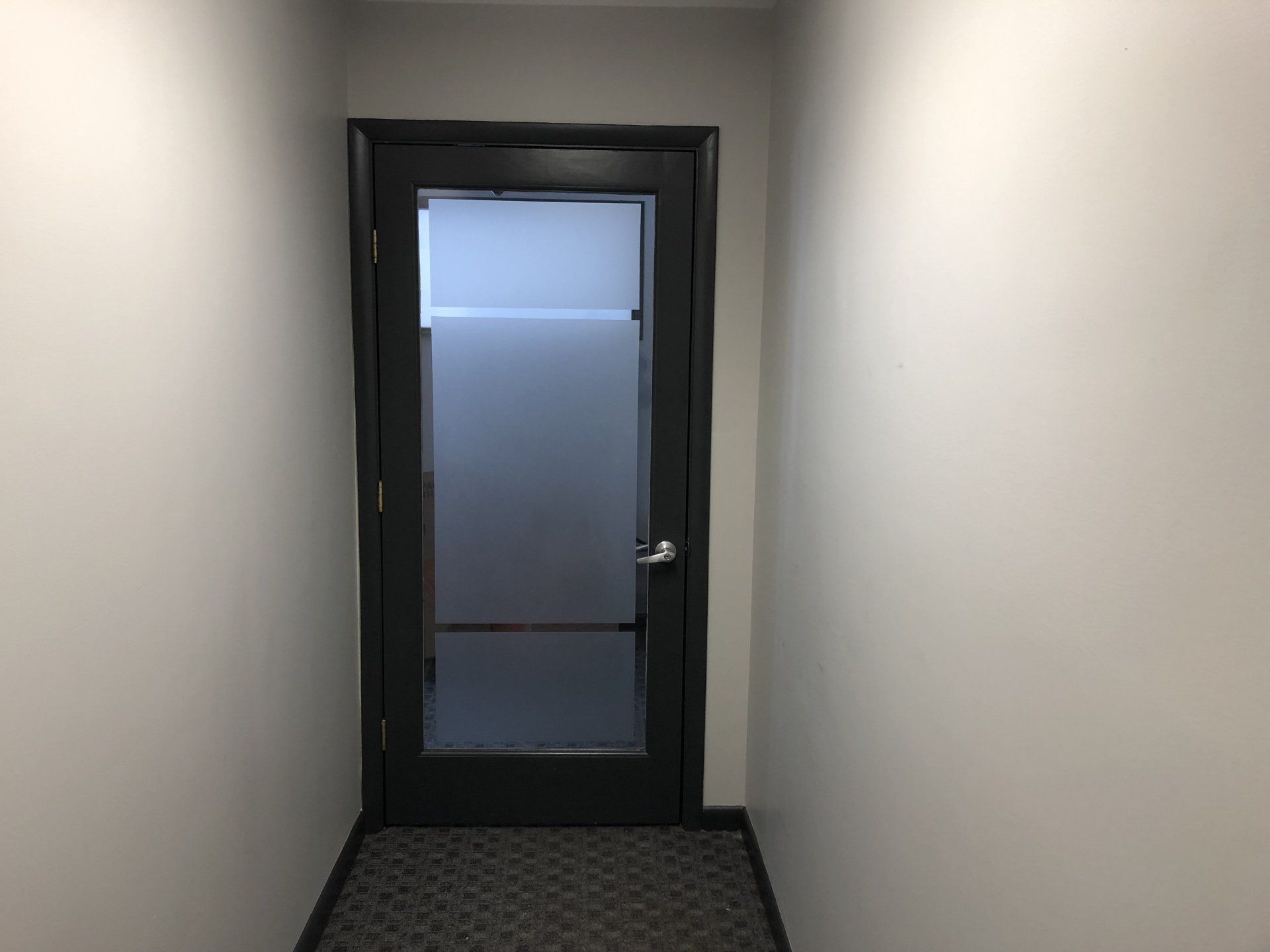 Office Condo Glass Door — Clifton, NJ — Evergreen Commercial Real Estate Brokers Inc