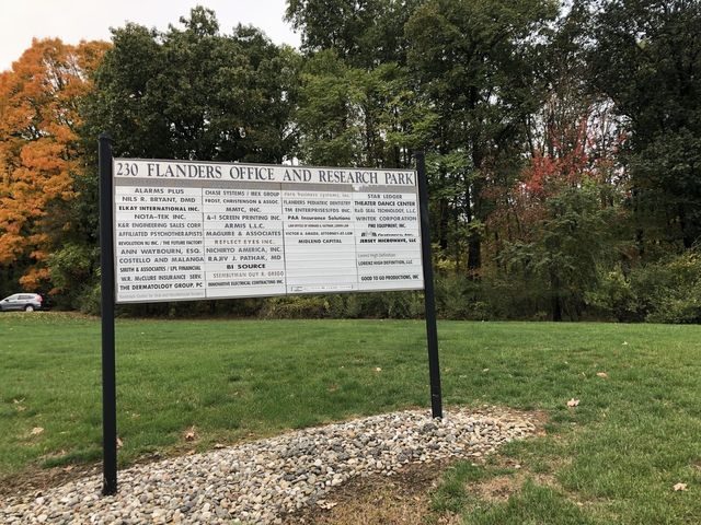 Flanders Office Sign — Clifton, NJ — Evergreen Commercial Real Estate Brokers Inc