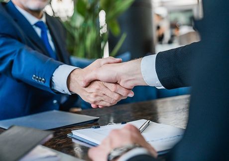 Men Shaking Hands — Clifton, NJ — Evergreen Commercial Real Estate Brokers Inc Men Shaking Hands — Clifton, NJ — Evergreen Commercial Real Estate Brokers Inc