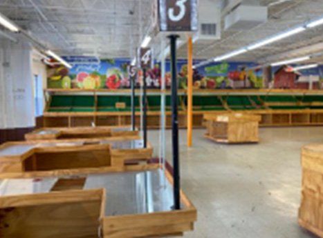 Empty Market Shelfs — Clifton, NJ — Evergreen Commercial Real Estate Brokers Inc
