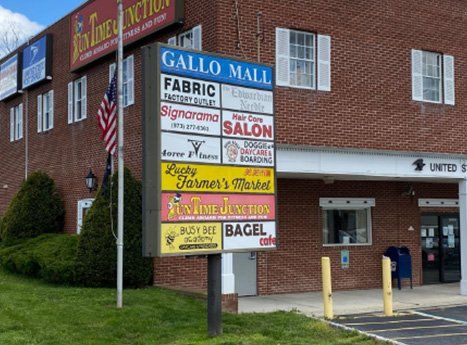 Gallo Mall Signage — Clifton, NJ — Evergreen Commercial Real Estate Brokers Inc