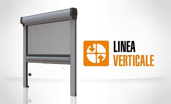 zanzariera a scorrimento linea Verticale