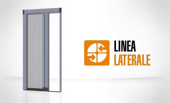 zanzariera a scorrimento linea Laterale