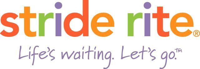 The stride rite logo says life 's waiting let 's go