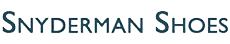 Snyderman shoes logo on a white background