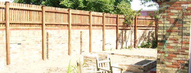 Wooden fences