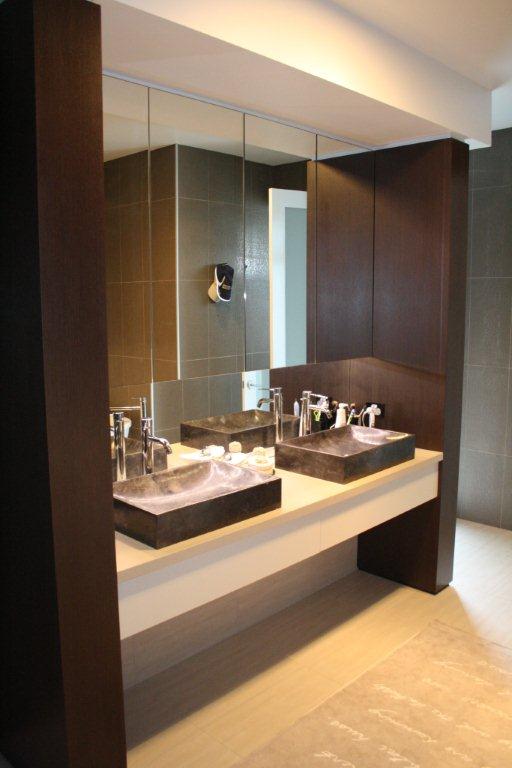 vanity cabinet with wood