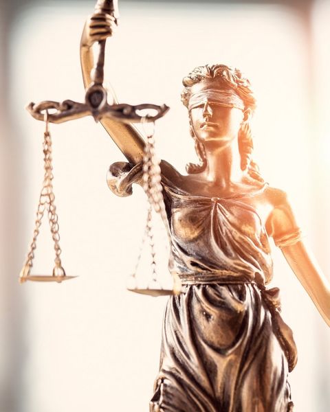Statue of Justice — Cumberland, MD — Buckel Levasseur Phillai & Beeman LLC Statue of Justice — Cumberland, MD — Buckel Levasseur Phillai & Beeman LLC