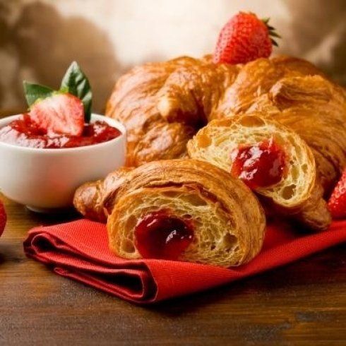 Croissant alla marmellata